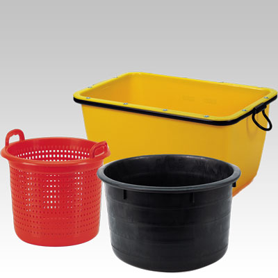 cubetas, cubos y cestos