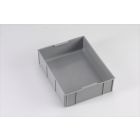 Caja alveolo 355x277x99mm para 1/2 de caja 600x400 mm gris claro