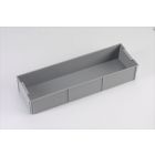 Caja alveolo 555x177x99mm para 1/2 de Rako 600x400 mm a lo largo gris