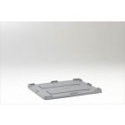 Tapa caja-palet 1200x1000 mm en HDPE gris claro