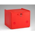 Caja distribución alimentaria  Scooter 90 L 560x520x440 mm rojo