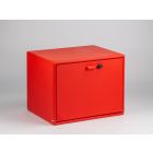 Caja distribución alimentaria Scooter 100 L 570x440x435 mm rojo