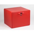 Caja distribución alimentaria Scooter 120 L 570x530x440 mm rojo