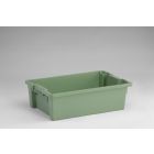 Caja apilable, encajable 600x400x180 mm 32L verde