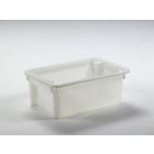 Caja apilable, 600x400x220 mm, 30 L, blanco