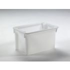 Caja apilable 600x400x325 mm 50 L cerrada blanco