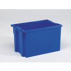 Caja apilable 600x400x350 mm 66 L cerrada azul