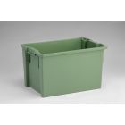 Caja apilable 600x400x350 mm 66 L cerrada verde