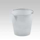 Cubo con pico, 18 L blanco