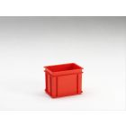 Caja E-line apilable 9L, 300x200x220 mm, rojo Virgin PP
