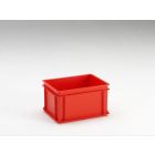 Caja E-line apilable 20L, 400x300x220 mm, rojo Virgin PP