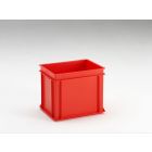 Caja E-line Normbox apilable 30L, 400x300x325 mm, rojo Virgin PP