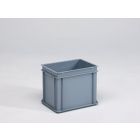 Caja E-line Normbox apilable 30L, 400x300x325 mm, gris Virgin PP