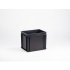 Caja apilable 30 L, 400x300x325 mm, ESD, negro