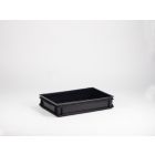 Caja apilable 20 L 600x400x120 mm ESD negro