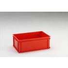 Caja E-line Normbox apilable 40L, 600x400x220 mm, rojo Virgin PP