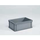 Caja E-line Normbox apilable 40L, 600x400x220 mm, gris Virgin PP