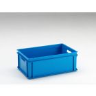 Caja E-line Normbox apilable 40L, 600x400x220 mm, azul Virgin PP