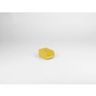 Caja con abertura frontal 1,0 L 167/140x105x82 mm amarillo