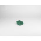 Caja con abertura frontal 1,0 L 167/140x105x82 mm verde