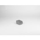 Caja con abertura frontal 1,0 L 167/140x105x82 mm gris