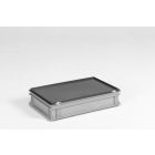 Caja apilable 600x400x135 mm, 20L con tapa gris