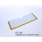 Soporte autoadhesivo para etiqueta 230  x80 mm