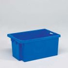 Caja encajable, 600x400x300 mm cerrada azul