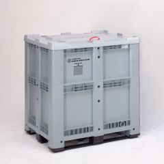 UN Pallet box 1120 l. 1200x1000x1315 mm on 3 skids