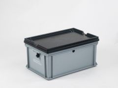 Caja homologación UN 53 L 600x400x307 mm c tapa y cerradura