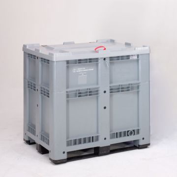 Caja-palet 1200x1000x820 mm, homologación UN