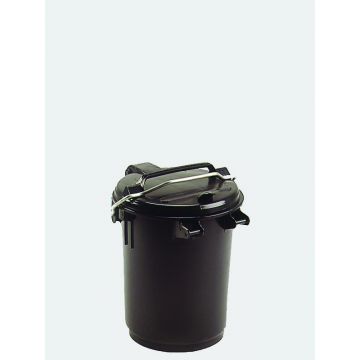 Contenedor cilíndrico 35 L, negro