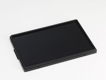 Tapa p caja euronorma, 800x600 mm, c goma, antracita