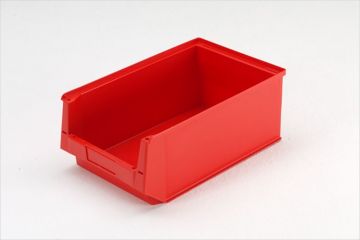 Caja apilable con abertura frontal  24,6 L 500 x310x200 mm (tamaño 2) rojo