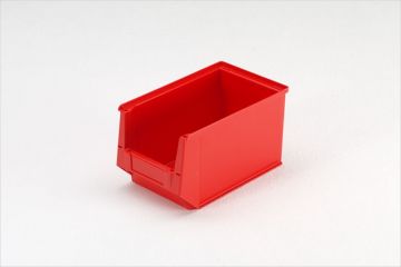 Caja apilable con abertura frontal 10,5 L350 x210x200 mm (tamaño 3) rojo