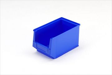 Caja apilable con abertura frontal 10,5 L350 x210x200 mm (tamaño 3) azul