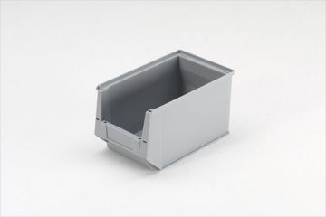 Caja apilable con abertura frontal 10,5 L350 x210x200 mm (tamaño 3) gris