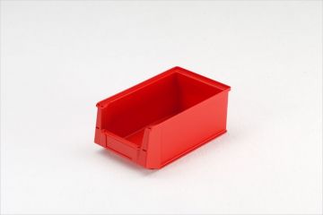 Caja apilable con abertura frontal  8 L 350 x210x145 mm (tamaño 3Z) rojo