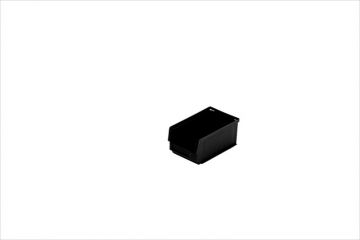 Caja apilable con abertura frontal 0,9 L 170 x102x77 mm (tamaño 5) ESD negro