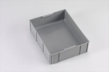 Caja alveolo 355x277x99mm para 1/2 de caja 600x400 mm gris claro