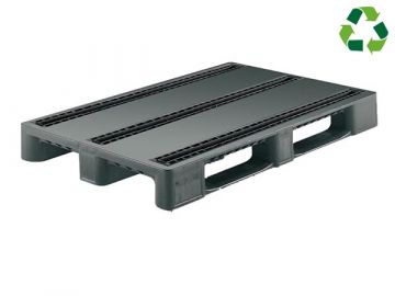 Smart-pallet 1200x800x160 mm c 3 patines negro