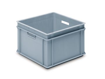 Caja apilable 35 L 400x400x270 mm gris