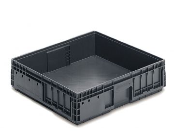 Caja DC 600x500x114 mm cargas medianas gris oscuro