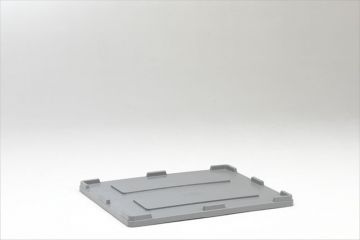 Tapa caja-palet 1200x1000 mm en HDPE gris claro