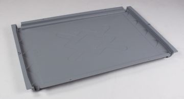 Tampa solta para caja con travesas 600x400 mm, gris
