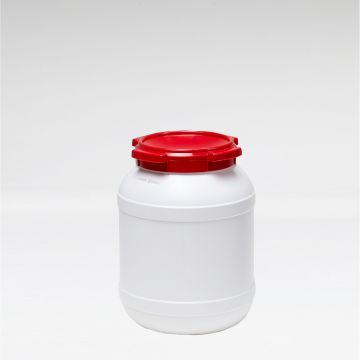 Bidón de boca ancha 26 L ø 316 mm altura 415 mm blanco asas