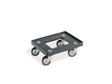 Plataforma rondante 400x300x120 mm negro