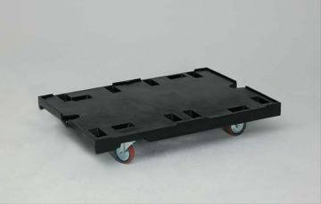 Plataforma rondante 1200x800x200 mm negro soporta hasta 500 Kg
