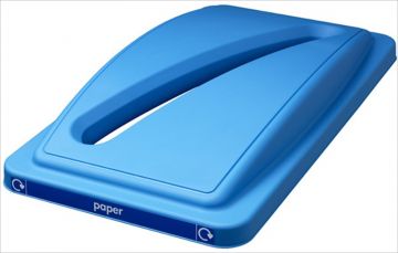 Tapa para Ecosort con ranura para papel azul