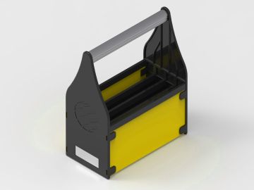 Cesta de transporte 242x131x302 mm para 4 dispositivos (tabletas)